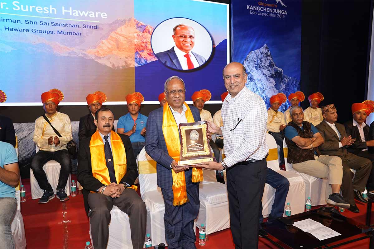 Felicitation of Dr. Suresh Haware